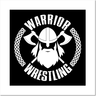 Warrior Wrestling Viking Axes Posters and Art